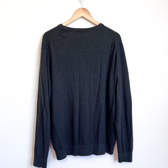 Banana Republic Silk Cashmere Mens Sweater Size XL Dark Green Old Money Preppy - Picture 2 of 6